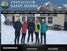 Tablet Screenshot of cyclo-club-saint-jeoire.com